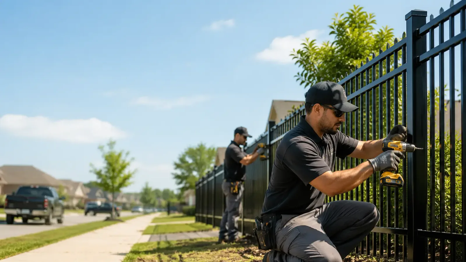 Metal Fence Installation in Trout, LA